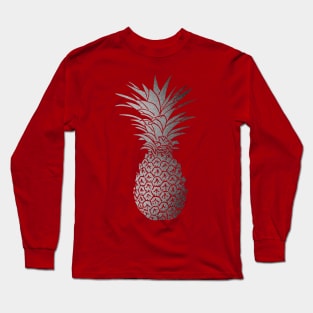 Silver pineapple Long Sleeve T-Shirt